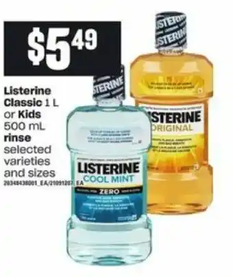 Loblaws Listerine classic offer