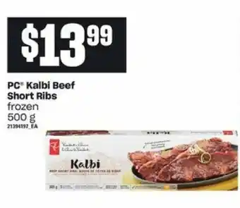 Loblaws PC kalbi beef short ribs offer