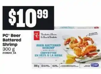 Loblaws PC beer battered shrimp offer