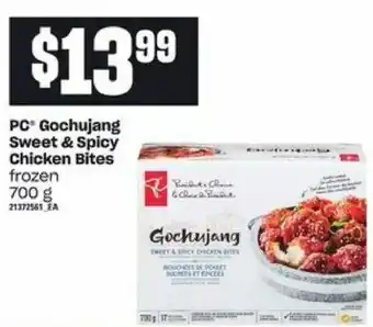 Loblaws PC gochujang sweet & spicy chicken bites offer