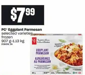 Loblaws PC eggplant parmesan offer