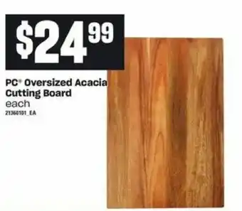 Loblaws PC oversized acacia cutting board offer