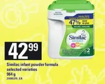 Loblaws Similac infant powder formula offer