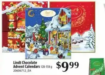 Loblaws Lindt chocolate advent calendars offer