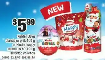 Loblaws Kinder Uovo offer