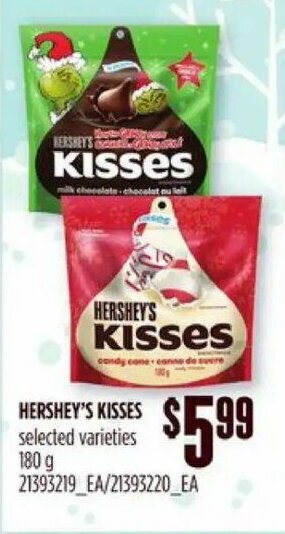 Loblaws Hershey's kisses offer