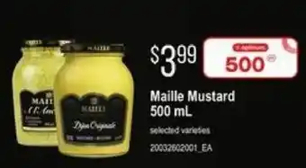 Loblaws Maille mustard offer