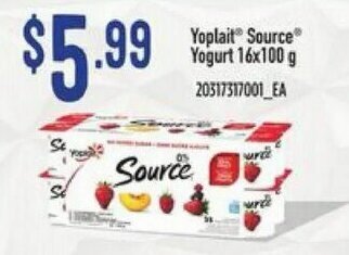 Loblaws Yoplait source yogurt offer