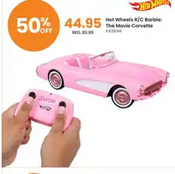 Toys R us Hot Wheels R/C Barbie: The Movie Corvette offer