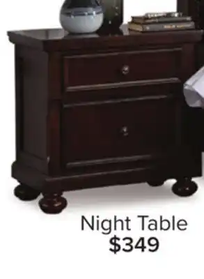 Leon's Chester Night Table - Cherry offer