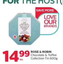 Rexall ROSE & ROBIN Chocolate & Toffee Collection Tin offer