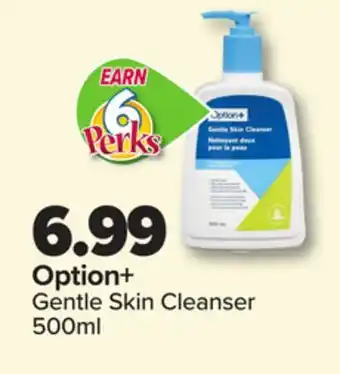 PharmaChoice Option+ Gentle Skin Cleanser offer