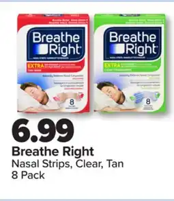 PharmaChoice Breathe Right Nasal Strips, Clear, Tan offer