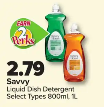 PharmaChoice Savvy Liquid Dish Detergent offer