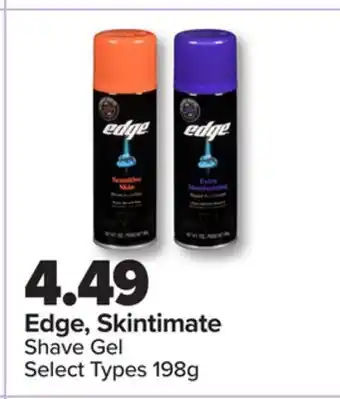 PharmaChoice Edge, Skintimate Shave Gel offer