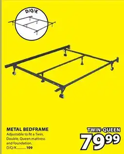 JYSK METAL BEDFRAME Extendable Metal Bed Frame offer