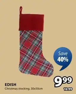 JYSK Edish Christmas stocking offer