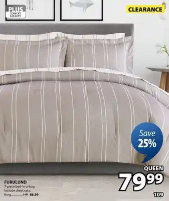 JYSK Furulund 7-piece bed-in-a bag offer