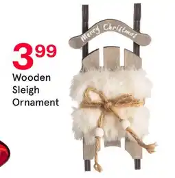 Kitchen Stuff Plus Wooden Sleigh Ornament offer