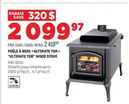 BMR POÊLE À BOIS ULTIMATE TOR offer