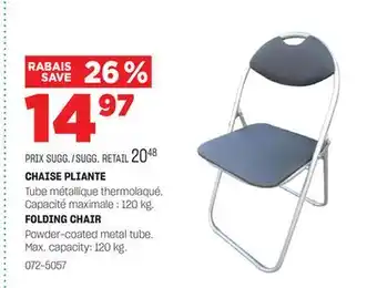 BMR CHAISE PLIANTE offer