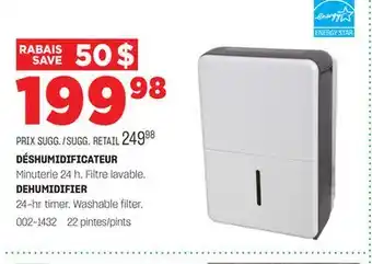 BMR DÉSHUMIDIFICATEUR offer