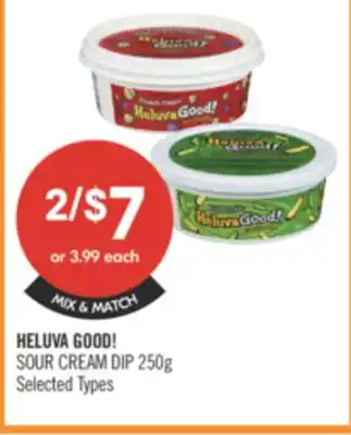 Shoppers Drug Mart HELUVA GOOD! SOUR CREAM DIP offer