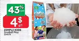 Rossy ZIMPLI KIDS SnoBall Play offer