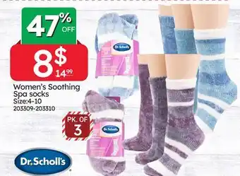 Rossy Dr. Scholl's Women's Soothing Spa socks offer