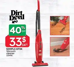 Rossy DIRT DEVIL SIMPLI-STIK Vacuum cleaner offer