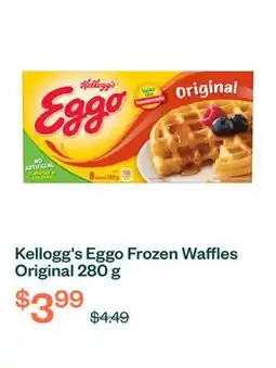 Voilà Kellogg's Eggo Frozen Waffles Original 280 g offer