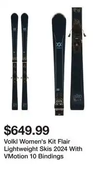Sport Chek Volkl Women's Kit Flair Lightweight Skis 2024 With VMotion 10 Bindings offer