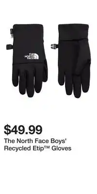 Sport Chek The North Face Boys' Recycled Etip Gloves offer