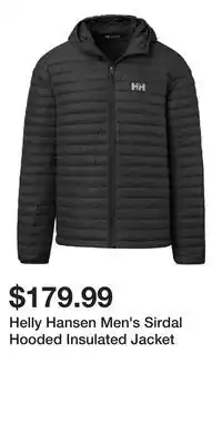 Sport Chek Helly Hansen Men's Sirdal Hooded Insulated Jacket offer