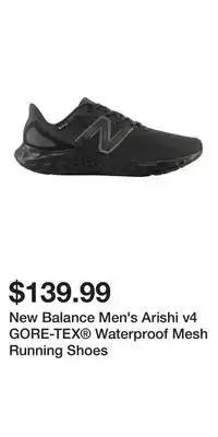 Sport Chek New Balance Men's Arishi v4 GORE-TEX Waterproof Mesh Running Shoes offer