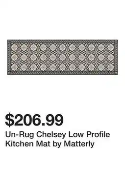 Wayfair Un-Rug Chelsey Low Profile Kitchen Mat by Matterly offer