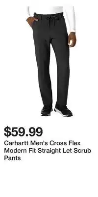 Mark's Carhartt Men's Cross Flex Modern Fit Straight Let Scrub Pants offer