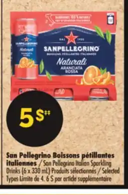 Pharmaprix San Pellegrino Italian Sparkling Drinks (6 x 330 mL) offer