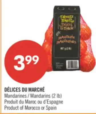 Pharmaprix DÉLICES DU MARCHÉ Mandarins offer