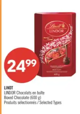 Pharmaprix LINDT LINDOR Chocolats Boxed Chocolate offer