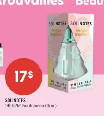 Pharmaprix SOLINOTES THÉ BLANC Eau de parfum offer