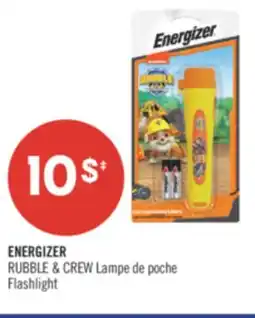 Pharmaprix ENERGIZER RUBBLE & CREW Flashlight offer