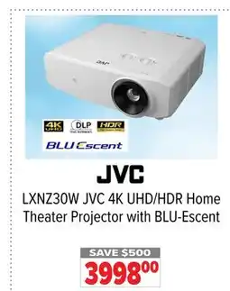 2001 Audio Video LXNZ30W 4K UHD/HDR Home Theater Projector offer