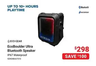 Visions Electronics EcoxGear EcoBoulder Ultra Bluetooth Speaker offer