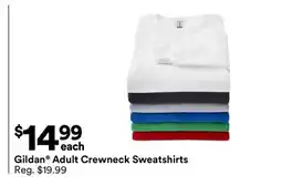 Michaels Gildan Adult Crewneck Sweatshirts offer