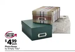 Michaels Photo Boxes by Simply Tidy offer