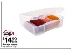 Michaels Storage Keeper by Simply Tidy offer