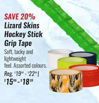 Hockey Life LIZARD SKINS HOCKEY STICK GRIP TAPE offer