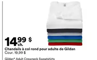 Michaels Chandails à col rond pour adulte de Gildan offer