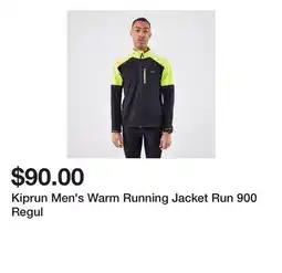 Decathlon Kiprun Men's Warm Running Jacket Run 900 Regul offer